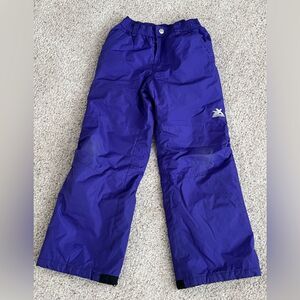 Youth ZERO XPOSUR Purple Snowpants Size 10/12